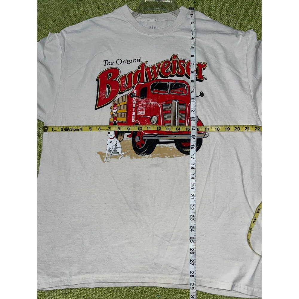 Brew City The Original Budweiser Cream T-shirt size XL brew city truck - Picture 5 of 5